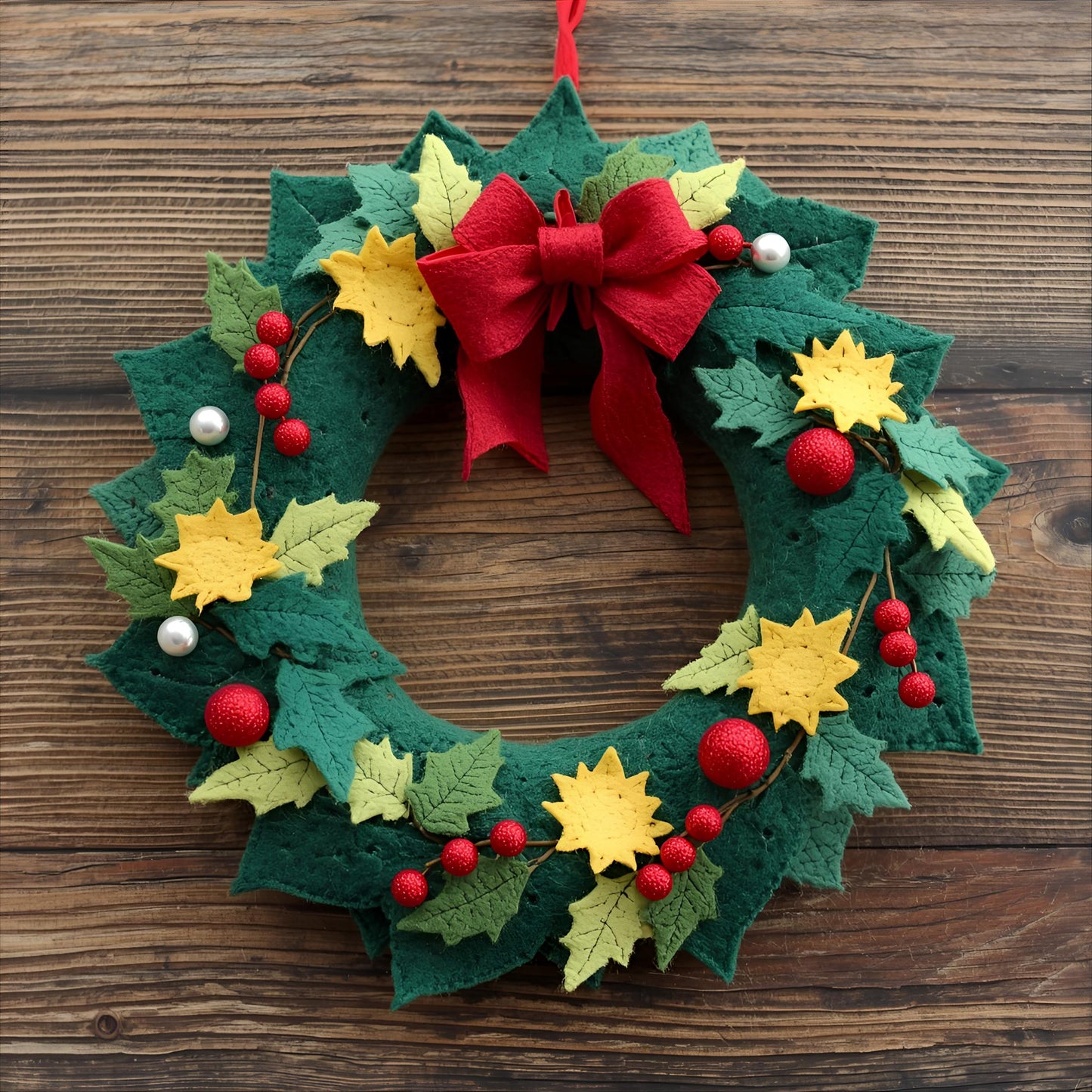 Kids Christmas Wreath Camp | Felt