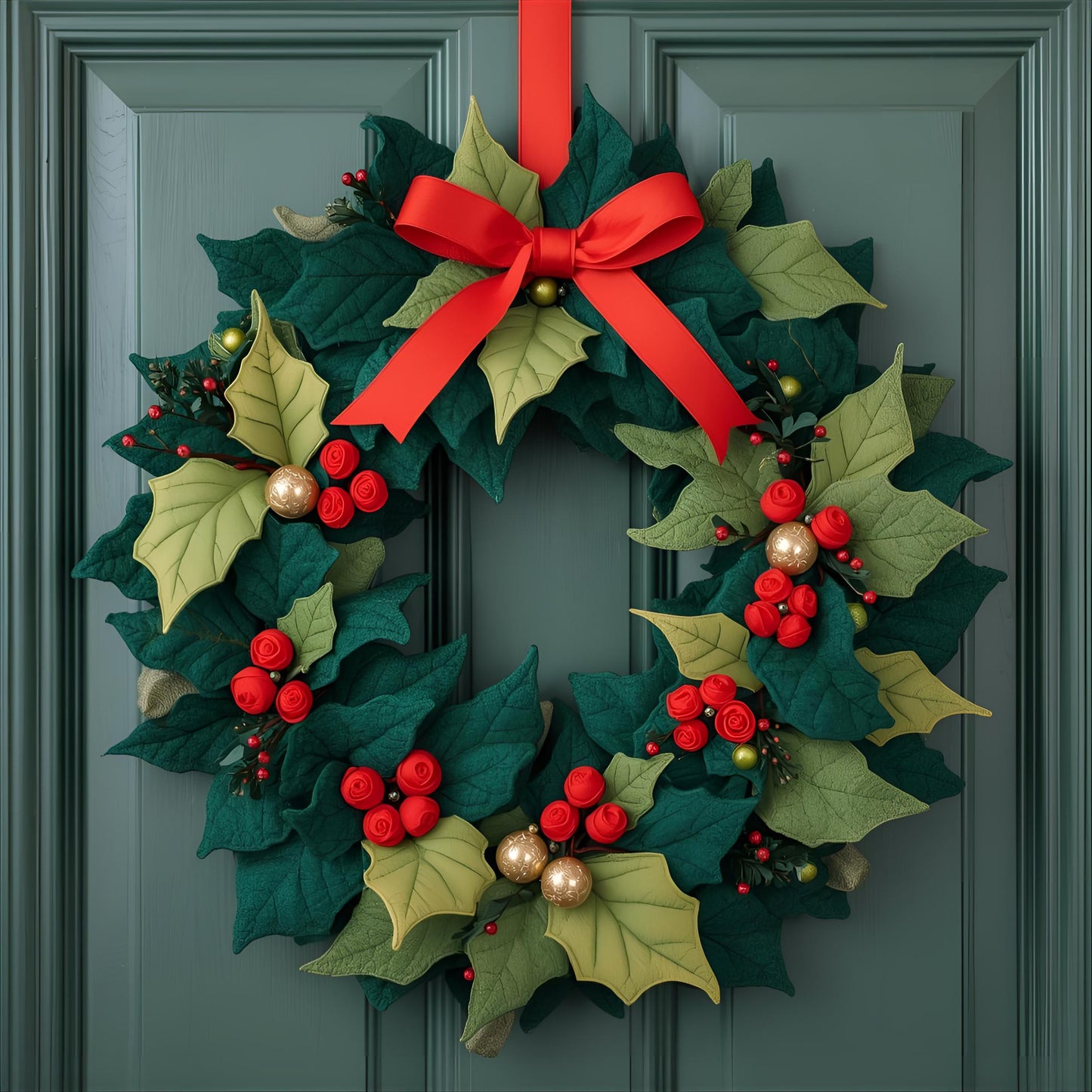 Kids Christmas Wreath Camp | Felt